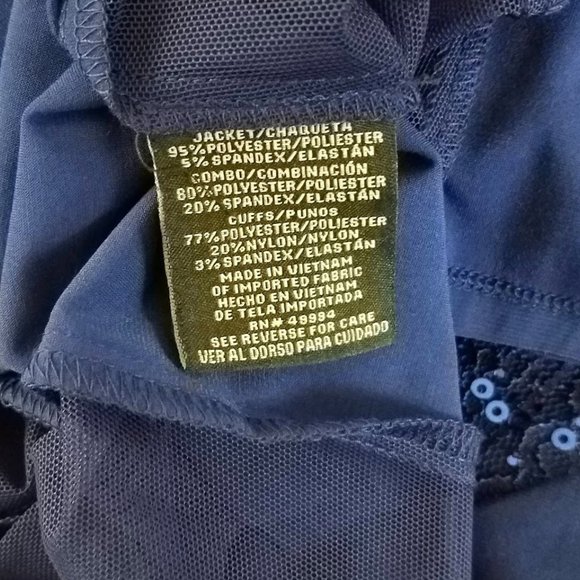 R & M RICHARDS Royal Blue Sleeveless Dress & Jacket 2 PC Set - Women's 10 - Picture 8 of 8